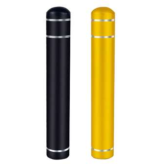 1pc Luxury Aluminum Big Size Cigar Tube Holder Storage Humidor For Travel Household Indoor Outdoor Gift For Man And Woman