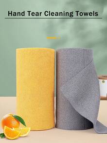 1pc (20 Pieces/50 Pieces) Of Microfiber Towel Rolls, Tearable Cleaning Towels, Ultra-Fine Fibers, Multi-Functional Absorbent Cleaning Tissues Suitable For Car Soft Cleaning Cloths, Napkins, Kitchen Towels, Lazy Towels, Cleaning Supplies, Cleaning Tools, Kitchenware, Household Items, Household Cleaning Supplies - Multicolor - View 2