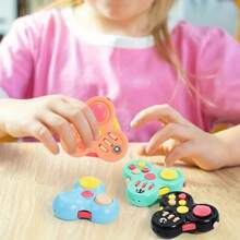 1pc,Gyro Cube Fingertip Spinning Game Handheld Stress Relief Toy,Exercise Finger Flexibility,Relaxation,Suitable For All Seasons,Relaxation Tool,Compact Design,Fun Accessory,Lightweight Cube,Smooth Rotation,ADHD Focus Aid,Office Workers,Holiday Gift,Random Color And Style. - Multicolor - View 5