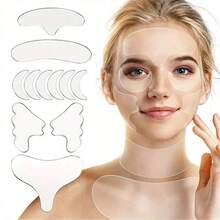 1pc Reusable Neck Wrinkle Patch, Neckline Silicone Anti-Wrinkle Patch, Neck Firming Beauty Patch