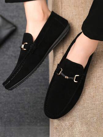 Mocasines de moda para hombres, zapatos de vestir clásicos y cómodos, fáciles de usar y conducir, estilo mocasín (Tenga en cuenta que la talla es pequeña, se recomienda a los que tienen pies grandes comprar una talla talla grande grande)