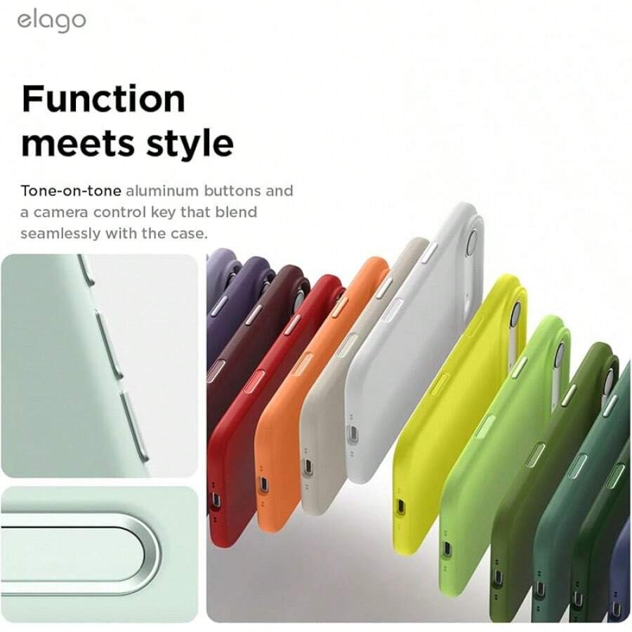 elago Funda Magnética de Silicona para iPhone 17 Pro MAX 6,9'' - Compatible con MagSafe, Silicona Líquida Premium, Funda Protectora, Antigolpes, Perfil Delgado (Azul Cielo) - MENTA - Ver 1