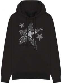 Men Zip-Up Hoodies - Black - View 3