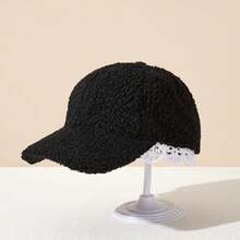 1pc Kids Baseball Cap, Warm 6-Panel Hat, Outdoor Sports Cap, Adjustable Size, Autumn/Winter - 1PC - View 8