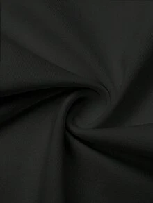 Camiseta 2 en 1 para mujer, top con lazo, top de punto otoñal, top de manga larga, ropa para la vuelta al cole. - Negro - Ver 6