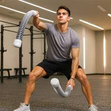 2piezas/Set Entrenador de Fuerza de Brazos, Cuerda de Boxeo - Opción Perfecta para Entrenamiento de Fuerza, Entrenador de Fuerza de Brazos Resistente y Antideslizante con Mangos Antideslizantes y Tapas de Amortiguación en Forma de Hongo - Gimnasio en Casa, Fitness Integral, Boxeo, Ajustable - Cuerda Portátil para Entrenamiento de Brazos, Piernas y Core - Adecuado para Principiantes y Usuarios Avanzados, Entrenamiento de Antebrazo, Culturismo Masculino, Ve a por Todas. - Multicolor - Ver 1