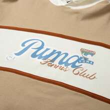 Puma TEAM JP Stripe Sweatshirt TR Series Casual Sports Sweatshirt 625800-83 - Light Brown - View 4