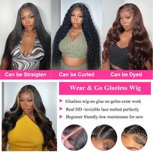 bling hair Body Wave 13x6 13x4 Lace Front Perücke Echthaar Transparente Lace Front Perücken Vorgezupft 9x6 6x4 5x5 Kleberlos Mit Babyhaar für Damen Verbesserte Body Wave 360 ​​Vollspitzenperücke Versteckte Träger Unsichtbarer Träger 180 Dichte Gebleichte Knoten - SNatural - Übersicht 6