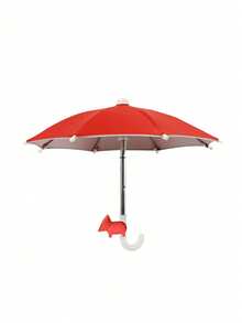 通用手机遮阳伞，带可爱小猪吸盘支架 - 可调节手机遮阳伞和防眩光手机支架，防紫外线防雨手机伞，免提吸盘支架带倾斜/角度锁定；保护屏幕免受阳光、眩光和反射的侵害；通用适用于智能手机、GPS 和导航仪 - 非常适合户外运动、骑行、海滩、驾驶、旅行、露营、钓鱼和直播 - 彩色 - 查看 11