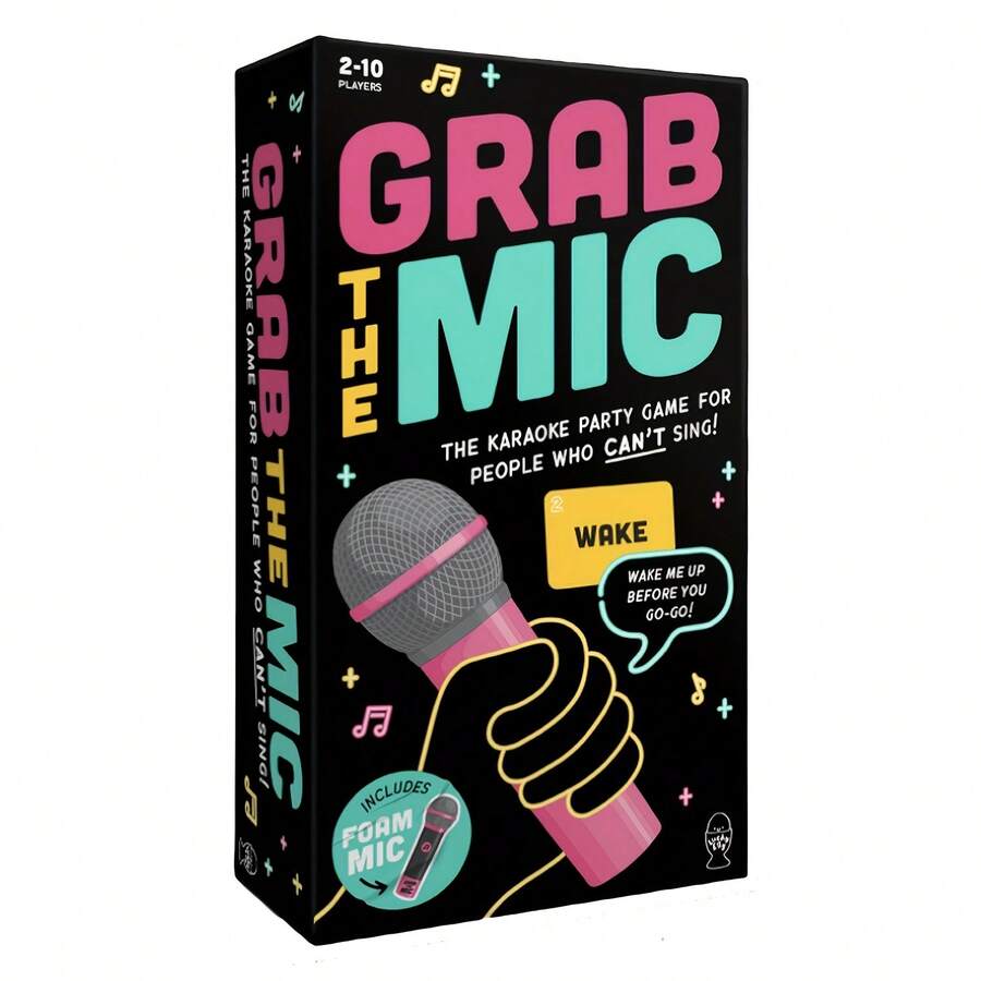 Karaoke Game Cards - Karaoke Lyrics Card Game, Suitable For 2-10 Players, Family And Valentine's Day Party Entertainment (125 Cards), Group Entertainment, Social Gatherings, Interactive Games, Easy To Set Up, Durable Material, High-Quality Printing - Nhấc micro lên - Xem 1