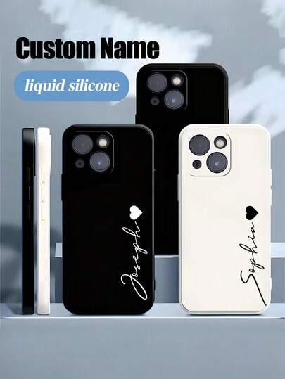 1pc Customized 17/ 17 Air Creative Mobile Phone CaseCompatible Withe 6s IPhone17 17pro 17promax 16pro SE2/ 3 11pro/ 12mini/ 13/ 14pro Max/ 15plus/ 16, Frosted Soft TPU Silicone Case, Family Pet Private Youngsters's Photo DIY Customization Birthday Gift Atmosphere Christmas Funny Protective Case