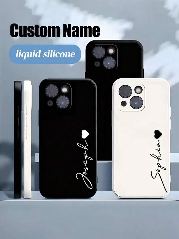 1pc Customized 17/ 17 Air Creative Mobile Phone CaseCompatible Withe 6s IPhone17 17pro 17promax 16pro SE2/ 3 11pro/ 12mini/ 13/ 14pro Max/ 15plus/ 16, Frosted Soft TPU Silicone Case, Family Pet Private Youngsters's Photo DIY Customization Birthday Gift Atmosphere Christmas Funny Protective Case