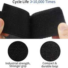 Cintas de armazenamento portáteis e resistentes com fecho adesivo de para cabos e fios. - Tamanho Único - Ver 2