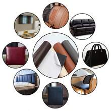 55*148CM-55*200CM自粘皮革修补贴，防水压花PVC仿皮，适用于沙发、汽车座椅、摩托车座垫、皮革家具椅子修补，手工DIY打样