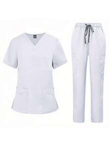 Verabschieden Sie sich von verblassender Verlegenheit! Mehrzweck-Arbeitskleidung mit 3D-Schnitt, langanhaltender Formbeständigkeit, nicht verblassender Damenkittel, Schadenersatz inklusive