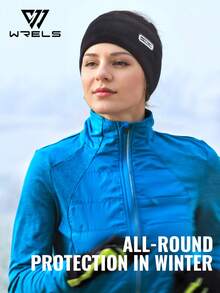 WRELS 1pc Lightweight Foldable Warm Winter Ear Warmer Headband, Thickened Double Layer Ear Warmer Headband, Windproof And Cold-Resistant - Plush Earmuffs - View 8