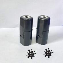 Cute Expression Dotted Stamp, Creative Funny Pattern, Self-Inking Portable Seal, Planner Decoration Office Marking, Personalized Stationery Small Stamp, Roman Numeral Stamp, Multiple Symbols I V IV XI XII, Self-Inking Portable Seal - Return Money - View 2