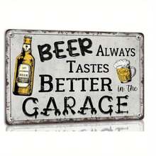 Vintage Metal Tin Sign - Beer Garage Man Cave Decor, Funny Home Wall Art For Garage Bar - Nhiều màu - Xem 7