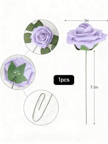 5/10/15/20/25/30pcs Real Looking Fake Roses Stem For DIY Wedding Bouquets Centerpieces Arrangements Party Baby Shower Home Decorations OPP Bag Packaging
