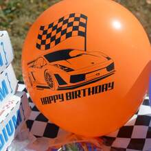 Amscan  Birthday Latex Balloons - 12' | Assorted Colors | Pack Of 6 - 黑白 - 查看 2