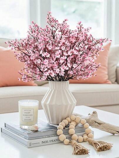 1/3/5/10/20 pezzi profumo artificiale di Fiori di Gypsophila, Fiori artificiali rosa, Decorazione per matrimoni e decorazione per la casa, Ideale per composizioni in vaso e regali, San Valentino, Feste, Fai da te, Decorazione per camera da letto, sala da pranzo, Natale, Compleanno, Laurea, Decorazione autunnale, Capodanno, profumo da sposa.
