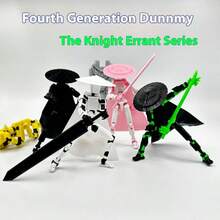 1 pieza Figura articulada de 13 articulaciones - Muñeca maniquí articulada impresa en 3D, Muñeca flexible de 3a generación, Muñeca de descompresión corporal completa DIY, Muñeca antiestrés, Muñeca articulada, Figura posable, Ideal para regalo de cumpleaños o Navidad