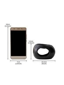 1 pieza Soporte de vela de té de cerámica - Quemador de aceites esenciales, difusor de fragancias, artesanía de cerámica para decoración del hogar, suministros para festivales y fiestas, meditación y yoga, regalo perfecto