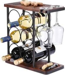 Tabletop Wine Racks - 黑色 - 查看 1