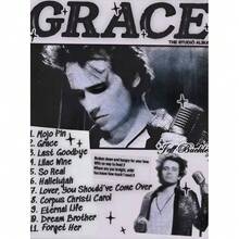 1 件 Wall Arts Posters Pop Vintage J-Jeff B-Buckley Singer 帆布艺术海报复古房间酒吧咖啡店墙壁画，适用于住宅和宿舍墙壁、客厅和酒吧装饰、餐厅或浴室、房间装饰、无框高品质、室内/室外帆布艺术、无框、Toile Murale - 彩色 - 查看 23