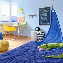 Noahas Ultra Soft 4.5cm Velvet Bedroom Rugs Kids Room Carpet Modern Shaggy Area Rugs Home Decor 2.6' X 5.3', Gray(5'4" x 4' (Rectangular) Azul marino claro) - Tipo 2 - Ver 5