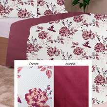 3-Piece Queen Size Bedspread Set, Patchwork Quilt, Ultra Double-Sided - 查看 2