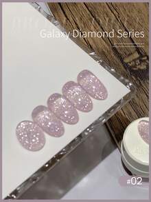 annies 5g Chrome Platinum Glitter Nail Polish Set, 16 Colors Including Sparkly Shiny UV LED Soak Off Black Silver Pink Gel Polish Kit Home DIY Manicure Nail Salon Varnish - 彩色 - 查看 21