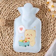 1pc Cartoon Plush Hot Water Bottle, Scald-Proof, Portable, Refillable Warm Pack - Multicolor - View 13