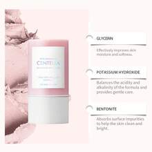 mascarilla en barra de arcilla Poremizing con centella, 27g, limpia profundamente, minimiza poros y calma la piel, presentación stick práctica, ideal para piel grasa y sensible - Rosa - Ver 6