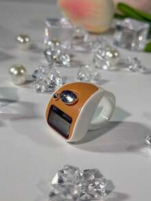 Portable LED Finger Counter, Ring Counter, Fresh Color Counter, Electronic Rosary Prayer Counter, Stylish Lightweight Bicolor Counter, Multi-Color Options, Suitable For Indoor/Outdoor Counting, Prayer Counting, Sports Counting, Holiday Gifts, Etc. - Multicolor - View 11