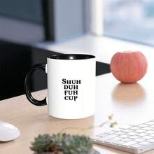 1pc Funny STFU Mug - Shuh Duh Fuh Cup, Non-Slip Base, Office & Travel Cup, Funny Workplace Gift For Coworkers, Valentine's, Father'S Day, Labor Day - Hand Wash Only, Reusable Coffee Mug For Home, Parties, Or Everyday Use, Party Favor, Humorous Design, Sturdy Construction, Novelty Drinkware, Party Planners, Grandmother, Ministry, Minister, Cup About To Be Little Grandmother, Coffee Mug, Cup - Màu xanh hải quân - Xem 5