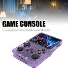 Retro Handheld Console, With More Than 20,000 Games, With 64 GB Of Memory, Model R36S - Purple - View 5
