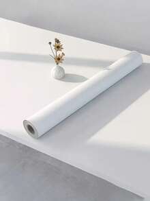 哑光白色自粘墙纸 - 防水、防油乙烯基材质,适用于厨房橱柜、家具翻新、DIY家居装饰、墙面装饰、房间装饰、墙纸、墙贴 - 白色 - 查看 11