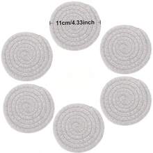 Round Woven Placemat, Suitable For Hot Pots And Pans, Heat Insulation Mat, Applicable For Kitchen Decor, Can Be Used On Dining Table, Kitchen Table, Coffee Table, Under Hot Dishes And Pots, Lamps And Flower Pots To Protect And Decorate Your Table, Very Suitable For Home Use
