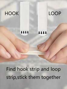 12pcs Damage-Free Frame Fasteners, Double-Sided Hook & Loop Design, Easy To Install And Remove, Suitable For Remote Controls, Frames, Sockets, Etc.