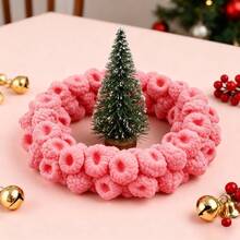 1pc Large Raspberry Wreath Shaped Candle Mold - Professional DIY Handmade Silicone Mold, Suitable For Candle, Soap, Wax, Plaster, Resin DIY, Wedding, Birthday, Valentine's Day, Christmas, Mother's Day, Thanksgiving Decor - Easy Release, Durable, Natural Texture Design