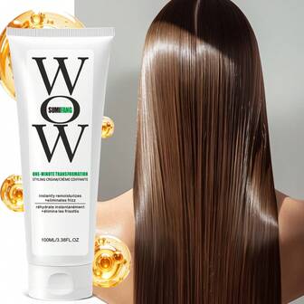 SUMIFANG SUMAIFANG Hair Straightening Cream, Deeply Moisturizing To Help Hair Quality And Nourish Moisture From The Roots To The Tips, While Straightening Hair, Making Each Strand Smooth, Shiny, Fresh, And With Gentle Ingredients, 100ml