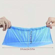 50-100pcs/Pack Blue Disposable Shoe Covers PE Foot Sleeve, Keeps Floor Clean, Waterproof/Wear-Resistant/Anti-Slip Shoe Covers, Easy To Sort And Store, Suitable For Home/Office/School, Ideal Accessory For Shoes And Boots,Spring Summer Picks,Brides Maid Gifts,Room,Bedroom Decor,Beach,Travel,For Men,For Women,Vacation - Blue - View 3