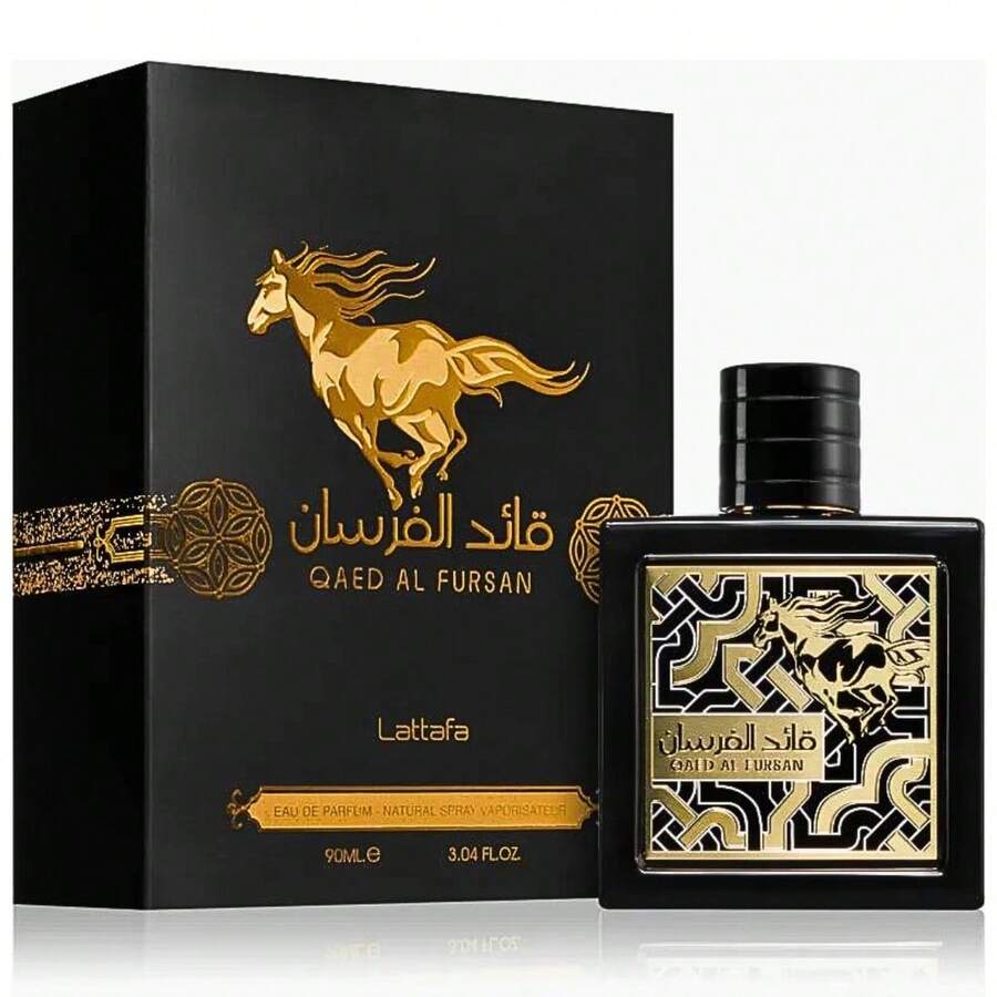 Lattafa Qaed al Fursan Eau de parfum 90ml ✅ Entrega 24/48h a España (península) ✅ NOVEDAD ✔️ Aroma elegante fresco frutal y duradero Qaed al fursan - Dulce - Ver 1