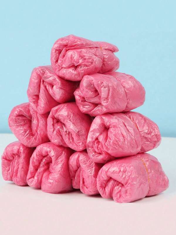 Disposable Shoe Covers Non-Slip Waterproof Dustproof PE Plastic Keep Floors Clean Anti-Skid For Home Hospital Office Warehouse Construction Healthcare Protective Gear Easy Wear Durable Tear Resistant One Size Fits Most Adults Heavy Duty Anti-Static