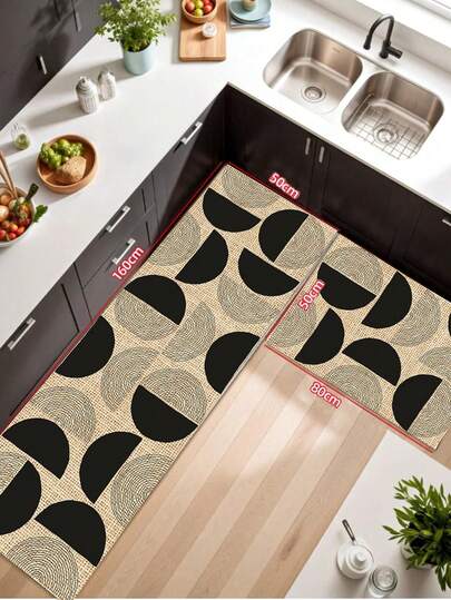 Kitchen Vloerkleed Set Washable NonSlip 160x50 80x50 Cm Zachte Durable Rug, Mat view 5