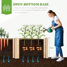 Merluxy Raised Garden Bed With 19.6 Inch Deep U-Shaped Planter Box, Modular Wooden Design For Flexible Outdoor Gardening Layouts, Ideal For Patio, Yard, Or Greenhouse - 7.5x15x1.6 FT - View 6