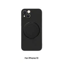 1 Piece Stand Phone Case With Ultra-Thin PC Holder Compatible With IPhone 16,15,14, 13, 12 11 Pro/Max/Mini, Compatible With IPhone16E, Compatible With For Galaxy///Redmi Note 13 Pro (Black) Ultra-Thin Phone Case Compatible With Iphone11