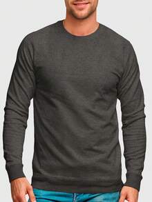 Men Sweatshirts - Màu xám đen - Xem 1