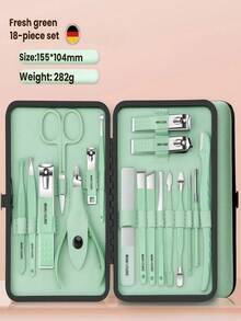 专业美甲美足护理套装，女士个人护理套装，足部护理套装（含耳垢清除器、指甲钳、美甲工具），男女通用旅行包，送亲朋好友及父母的礼物 - 彩色 - 查看 28